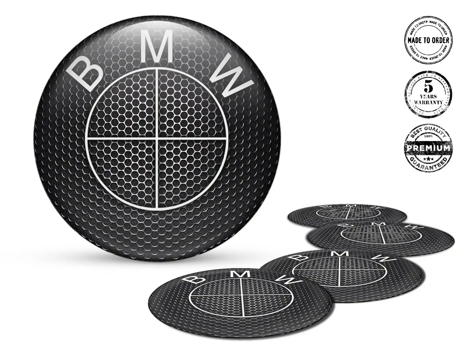 BMW Autocollant Bombé Logo Symbole Force Édition
